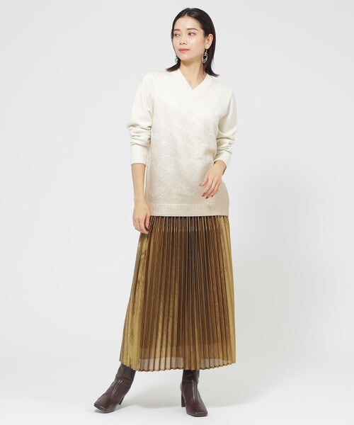 「EVEX by KRIZIA」 長袖ニット 44 ブルー系その他2 レディース_画像2