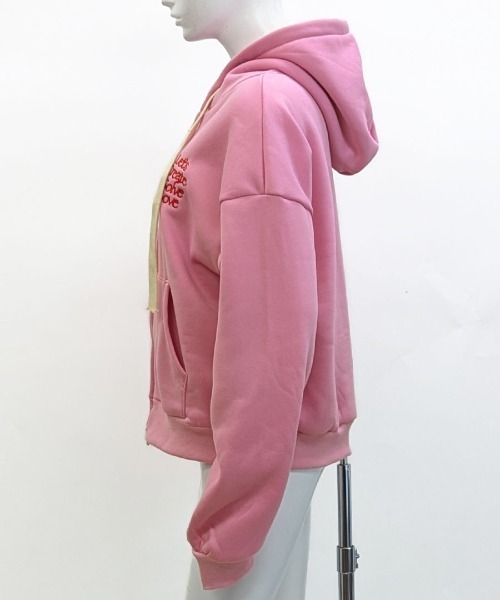 REMUR パーカー 刺繍ロゴダブルジップパーカー レディース : ZOZOTOWN