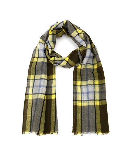 「Glen Prince」 ストール フリ- オレンジ レディース_画像7