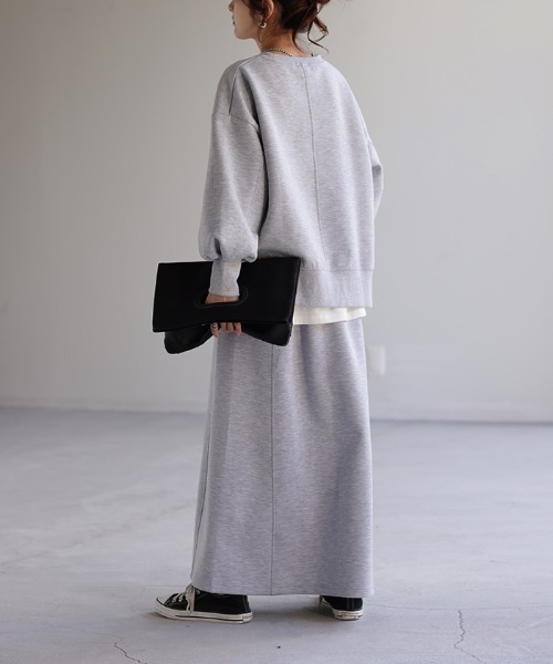 「HUG.U」 長袖カットソー FREE ブラック レディース_画像7