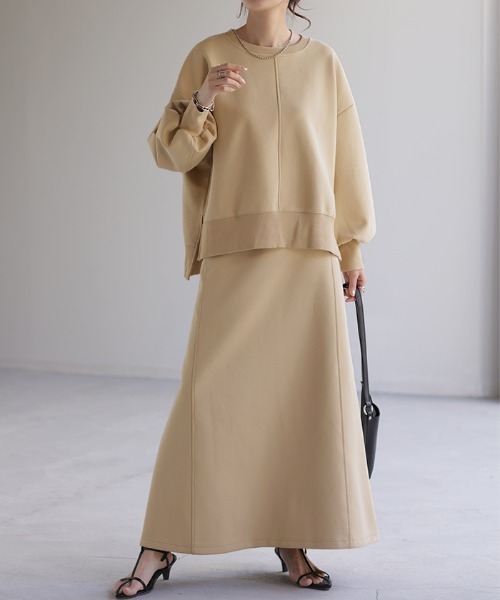 「HUG.U」 長袖カットソー FREE ブラック レディース_画像8