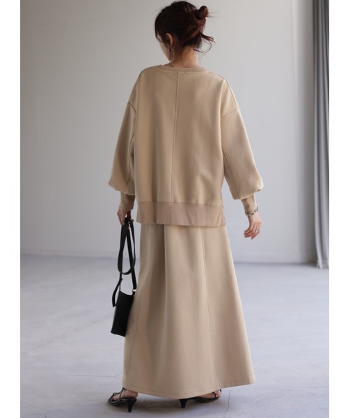 「HUG.U」 長袖カットソー FREE ブラック レディース_画像9