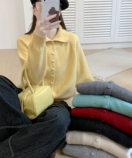 miniministore（ミニミニストア） ニット セーター くるみボタン