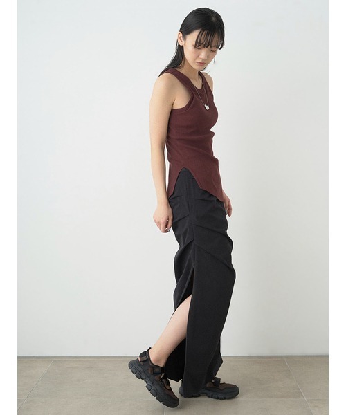 「emmi」 タイトスカート 1 アイボリー レディース_画像5