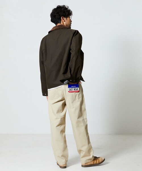 「FREAK'S STORE」 チノパンツ MEDIUM オリーブ メンズ_画像4