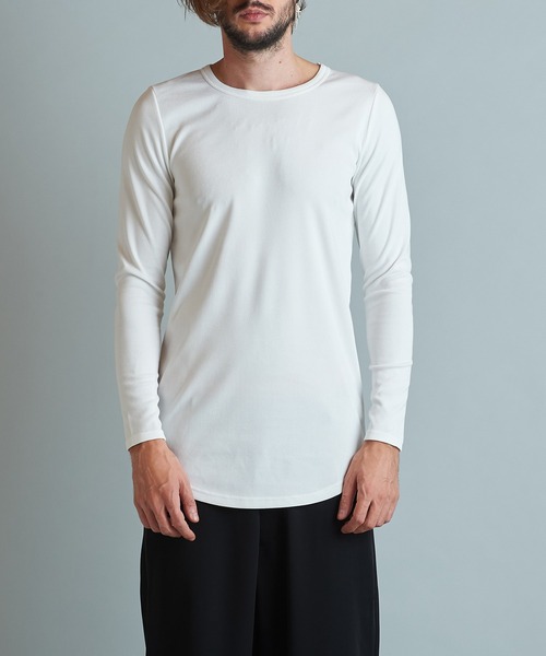 「NO ID.」 長袖Tシャツ 2 ブラック メンズ_画像2