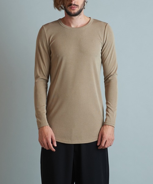 「NO ID.」 長袖Tシャツ 2 ブラック メンズ_画像3