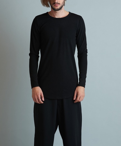 「NO ID.」 長袖Tシャツ 2 ブラック メンズ_画像5