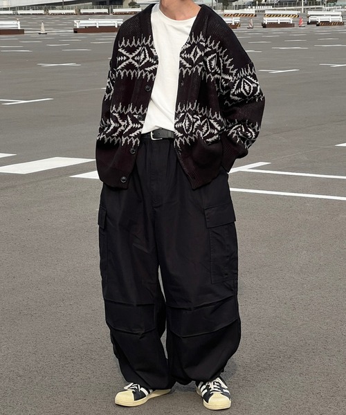 「kutir」 ニットカーディガン LARGE マスタード メンズ_画像2