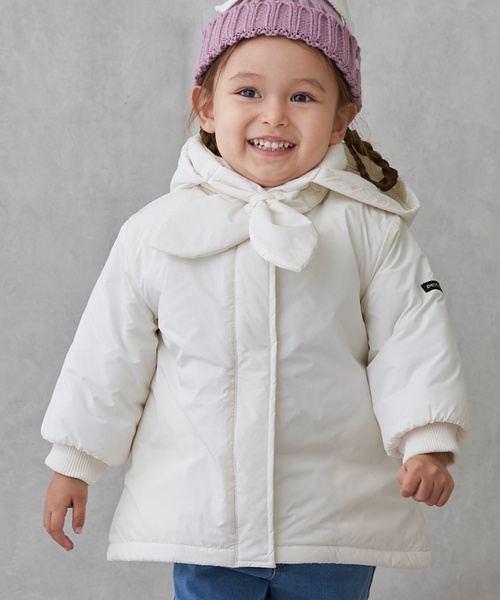 バーバリー　キッズ　薄手ブルゾン【美品】ホワイト フード付きジャケット BURBERRY（バーバリー） BURBERRY KIDS キッズ ジャケット 8078226