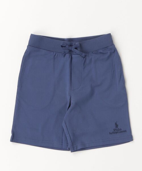 パンツ ロゴ コットン ジャージー ショートパンツ キッズ 子供服 男の子の画像