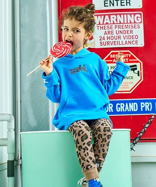 「X-girl Stages」 「KIDS」長袖ワンピース 100cm アイボリー キッズ_画像4