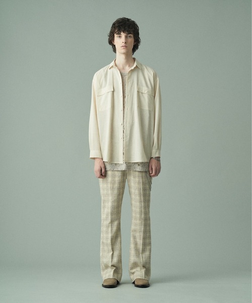 「Juha」 長袖シャツ 3 ブラック メンズ_画像4