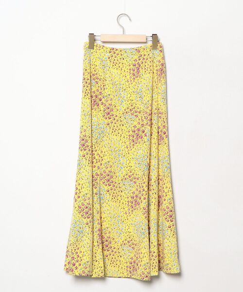 「U by SPICK&SPAN」 フレアスカート 36 イエロー レディース_画像2
