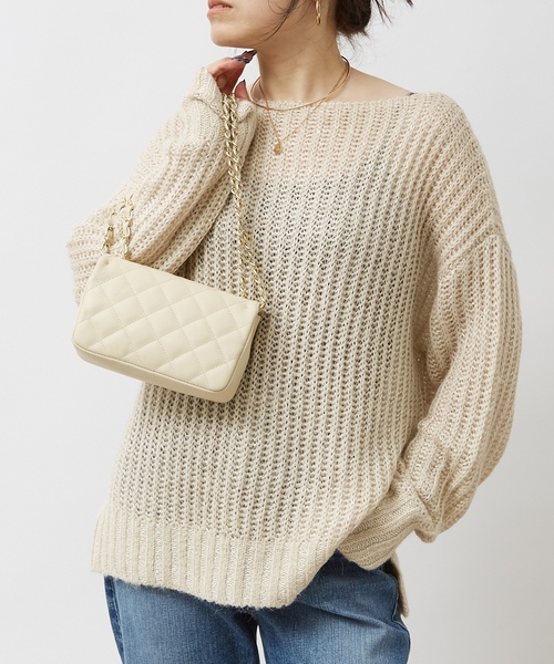 「Rouge vif」 長袖ニット フリー グレー レディース_画像2