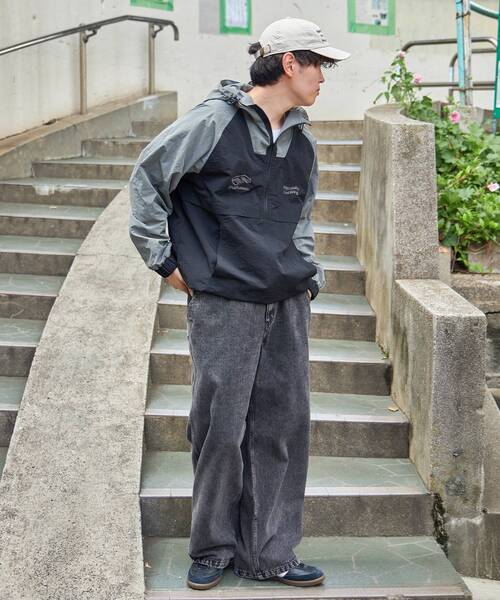 「FFEIN」 デニムパンツ MEDIUM チャコール メンズ_画像6