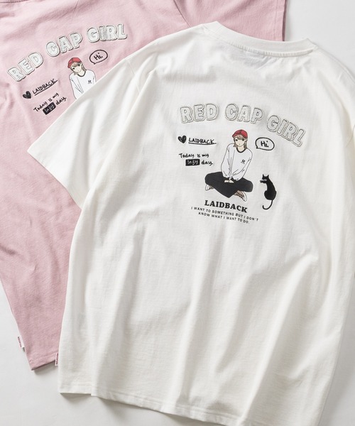 RED CAP GIRL（レッドキャプガール） tシャツ 「a-r」「RedCapGirl