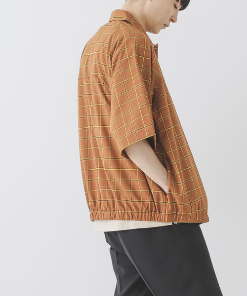「BeAMS DOT」 半袖シャツ MEDIUM ベージュ メンズ_画像3