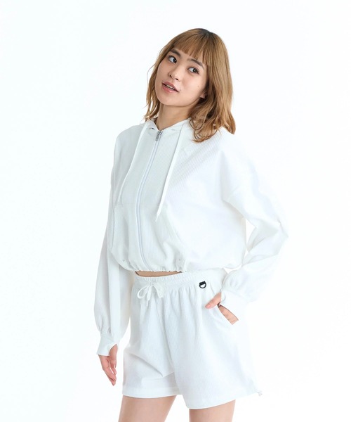 ROXY（ロキシー） ラッシュガード ウィメンズ SEASIDE BLUE ジップ