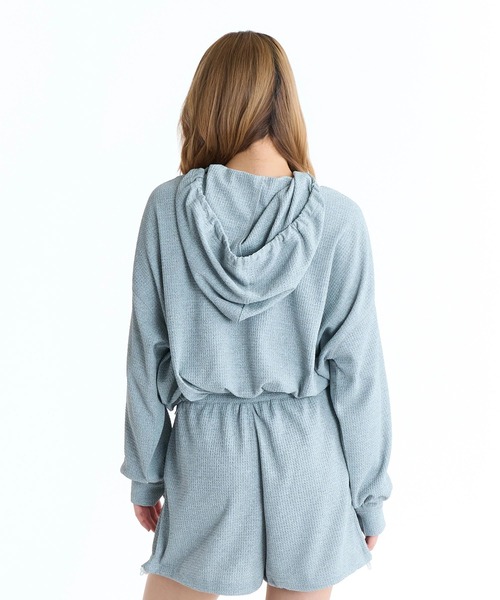 ROXY（ロキシー） ラッシュガード ウィメンズ SEASIDE BLUE ジップ