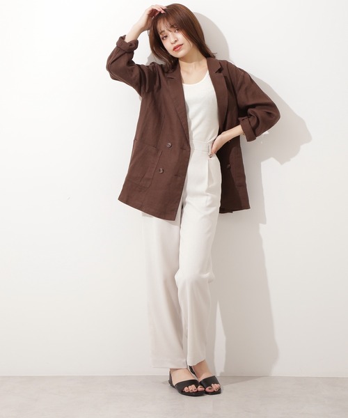 「N.(N. Natural Beauty Basic)」 パンツ MEDIUM グレー レディース_画像2