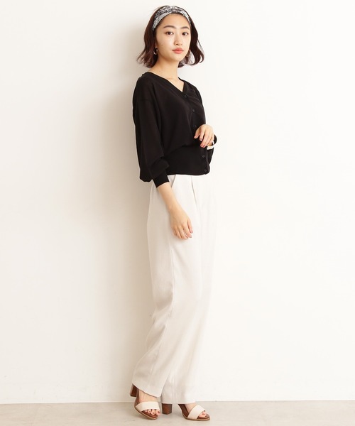 「N.(N. Natural Beauty Basic)」 パンツ MEDIUM グレー レディース_画像5