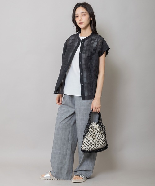 お値下げ♡familiar♡ノベルティーメッシュバッグ♡ Munich（ミューニック） ハンドバッグ メッシュ＆キャンバス