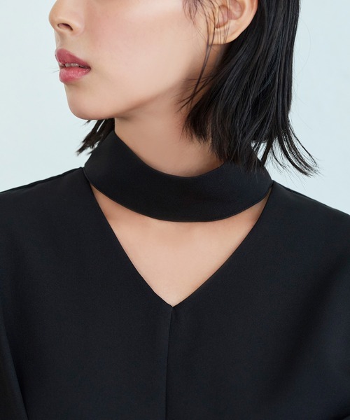 「RUIRUE BOUTIQUE」 パンツドレス 3L ブラック レディース
