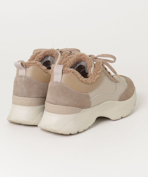 「HIMIKO」 ローカットスニーカー 23.5cm ベージュ レディース_画像2