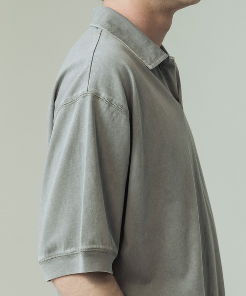 SLICK（スリック） ヘンリーネック tシャツ 「SLICK/スリック」Pigment