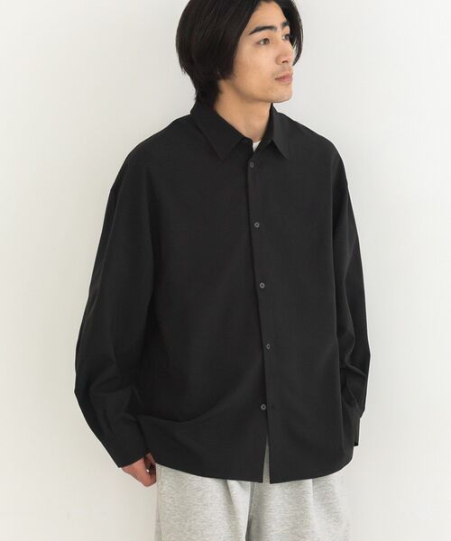 【最終価格】HOUGA ブラックシャツ バルーンスリーブ CRAFT STANDARD BOUTIQUE（クラフトスタンダードブティック） シャツ