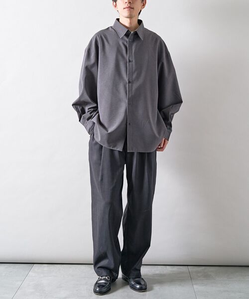 BEARDSLEY バルーンスリーブ Tシャツ グレー CRAFT STANDARD BOUTIQUE（クラフトスタンダードブティック） シャツ