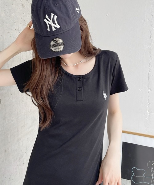 U.S. POLO ASSN.（ユーエスポロアッスン） ワンピース 半袖 「Ada.別注