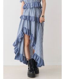 jouetie スカート jouetie（ジュエティ） スカート レースフリルアシメロングスカート
