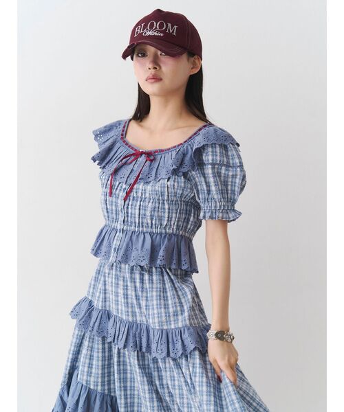 jouetie（ジュエティ） ロング スカート 夏 レースフリルアシメロング