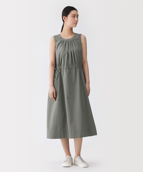MUJI Labo ワンピース 「MUJI Labo」婦人 和紙混高密度ポプリン