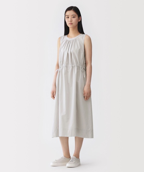 MUJI Labo ワンピース 「MUJI Labo」婦人 和紙混高密度ポプリン