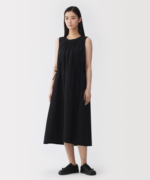 MUJI Labo ワンピース 「MUJI Labo」婦人 和紙混高密度ポプリン
