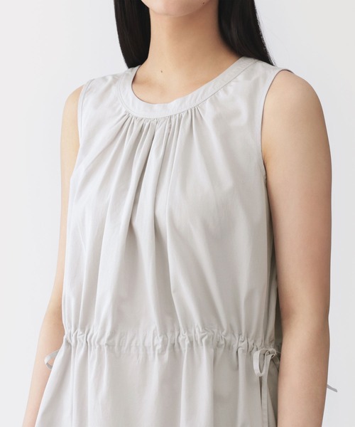 MUJI Labo ワンピース 「MUJI Labo」婦人 和紙混高密度ポプリン
