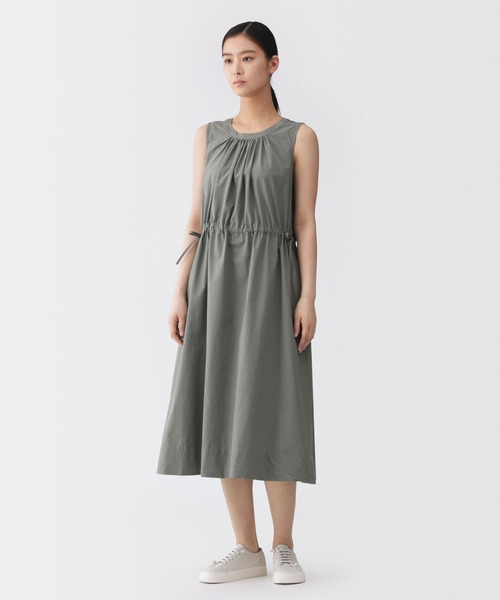 MUJI Labo ワンピース 「MUJI Labo」婦人 和紙混高密度ポプリン