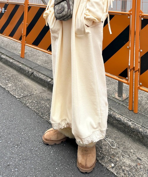 「Alley by w closet」 長袖ワンピース FREE モカ レディース_画像7