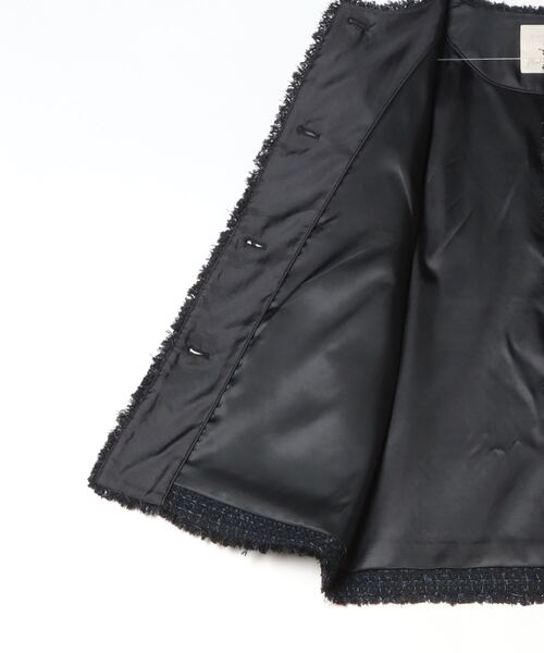 「B:MING by BEAMS」 ベスト MEDIUM ネイビー レディース_画像2