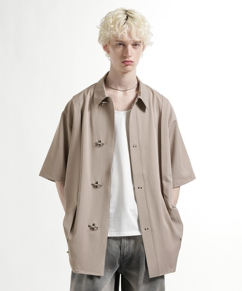 HAREシャツまとめ売り HARE（ハレ） シャツ 半袖 ファイヤーマンバックルロングシャツ(HARE