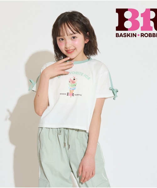 PINK-latte（ピンクラテ） tシャツ 「サーティワン」「接触冷感」袖