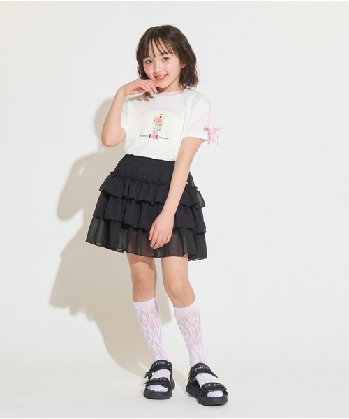 ピンクラテ　PINK-latte M黒 リボンワンピース 他　3点　計4点 PINK-latte（ピンクラテ） tシャツ 「サーティワン」「接触冷感」袖
