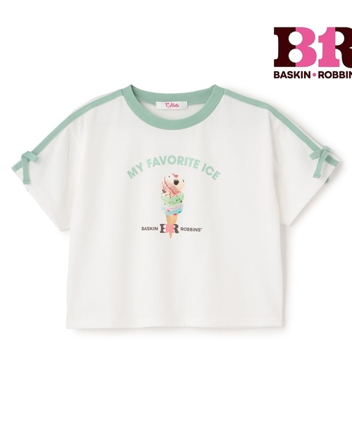 PINK-latte（ピンクラテ） tシャツ 「サーティワン」「接触冷感」袖