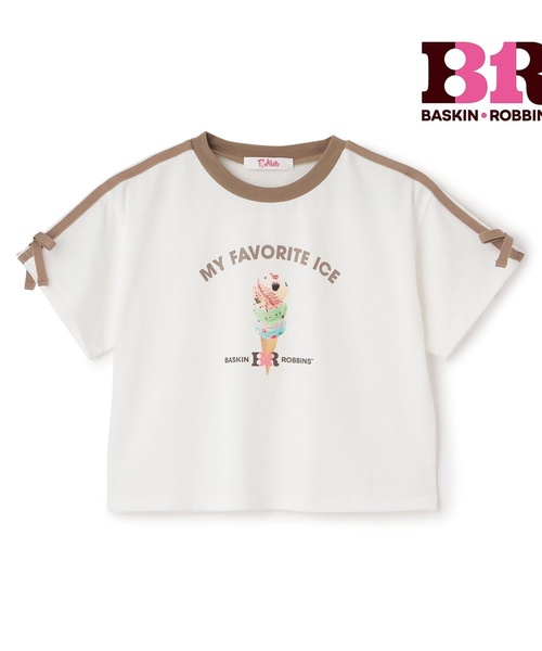 PINK-latte（ピンクラテ） tシャツ 「サーティワン」「接触冷感」袖