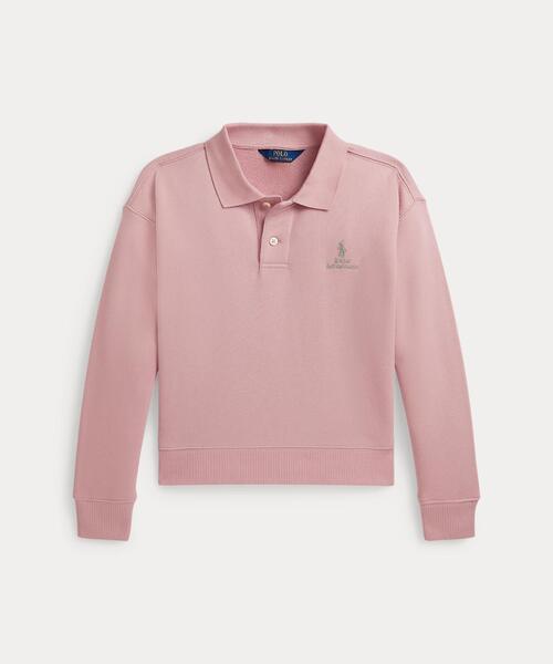 トレーナー ロゴ テリー ポロ スウェットシャツ キッズ 子供服 女の子