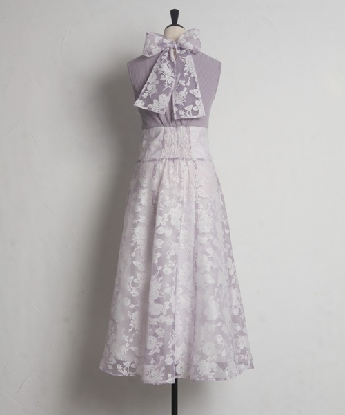 「tocco closet」 ノースリーブワンピース M チャコールグレー レディース_画像6