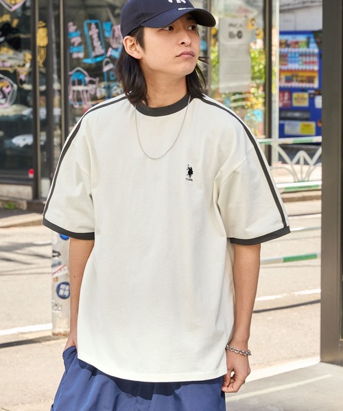 「MONO-MART」 半袖Tシャツ S パープル レディース_画像8